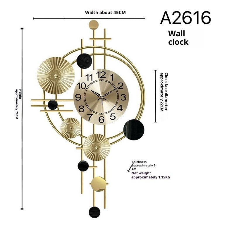 Home Decoration Mute Living Room Simple Creative Wall Clock
