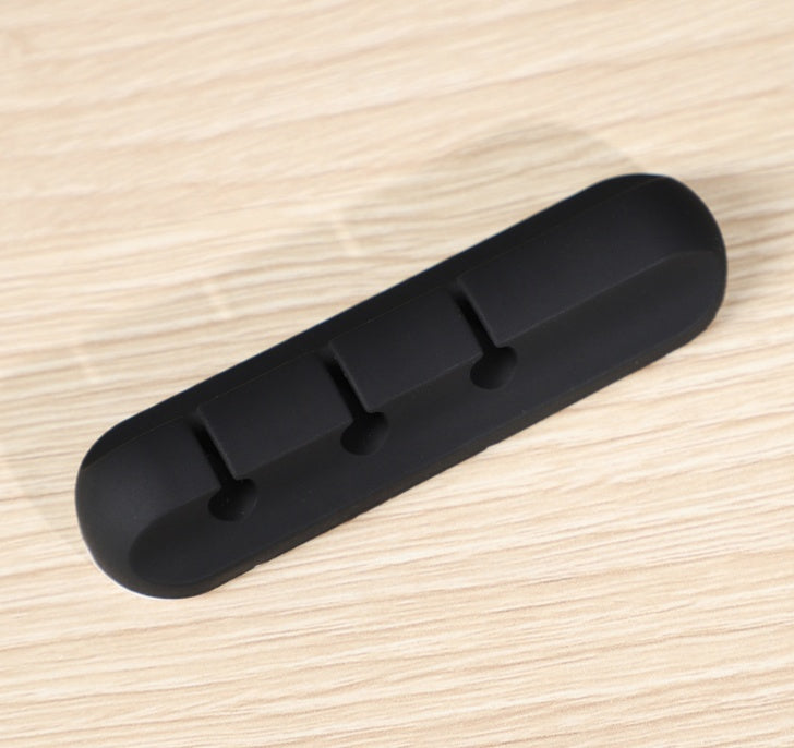 Avvolgicavo USB in silicone, clip multiuso per la gestione dei cavi, protezione per cuffie cablate